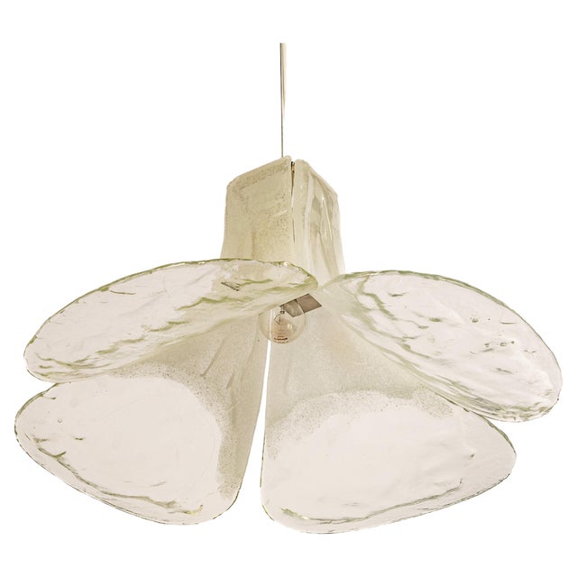 Murano Pendant Light attributed to Kalmar, 1970s For Sale