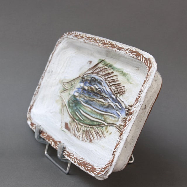 Ceramic Vintage French Ceramic Tray by Albert Thiry, 1970s For Sale - Image 7 of 14
