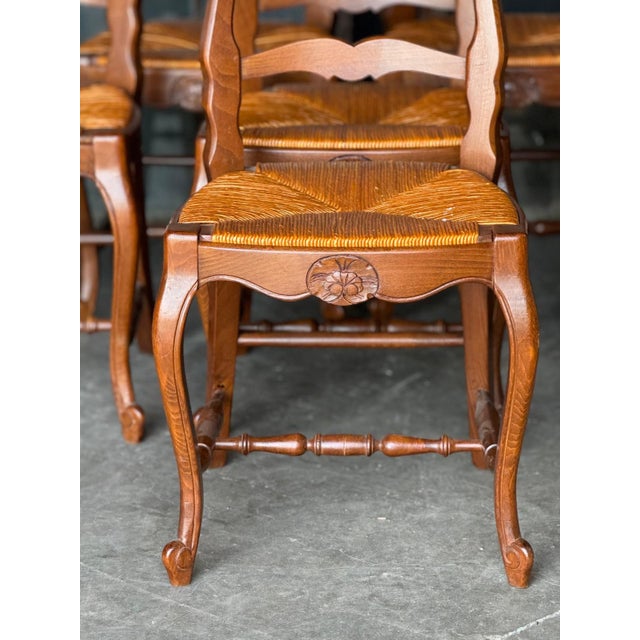 French Country Chairs, 1930s, Set of 8 For Sale - Image 11 of 18
