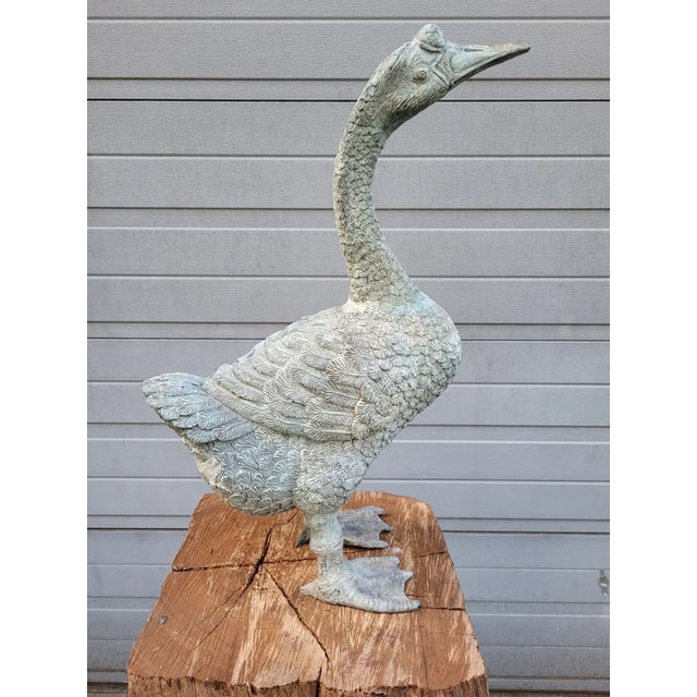 Bronze Statue of a Swan For Sale - Image 4 of 7