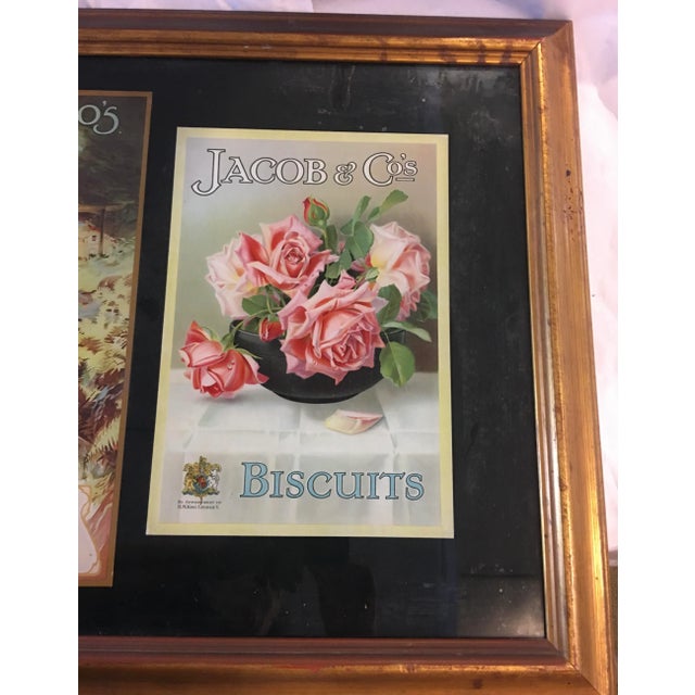 Late 19th Century Jacob’s Biscuits Reverse Glass Advertisements, Framed For Sale - Image 4 of 12