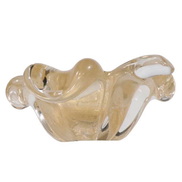 Mid-Century Modern Murano Aventurine Bowl by Seguso C 1950/1960's For Sale - Image 3 of 13