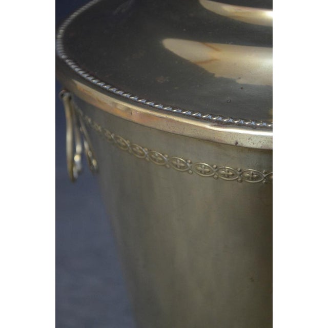 Metal Antique Edwardian Brass Planter Coal Bucket For Sale - Image 7 of 15
