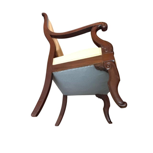 Restoration Armchairs, 1830s, Set of 2 For Sale - Image 3 of 18