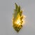 Italian Modern Murano Glass Leaf Sconces, 2000, Set of 2 For Sale - Image 6 of 9