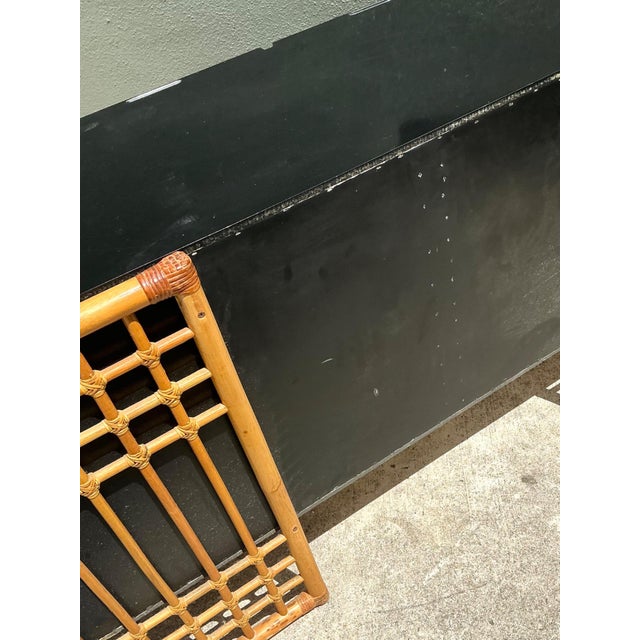 Vintage Rattan and Lacquered Wood Sideboard For Sale - Image 10 of 18