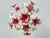 1970s Italian Murano Style Hand-Blown Original Pink and White Daisy Glass Flush Mount Chandelier (42x30 Cm)⁠ For Sale - Image 6 of 17