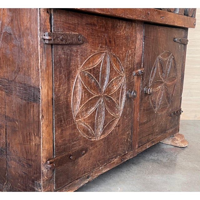 19th Century Cupboard or Cabinet, Walnut, Castillian Influence, Spain, Restored For Sale - Image 10 of 18