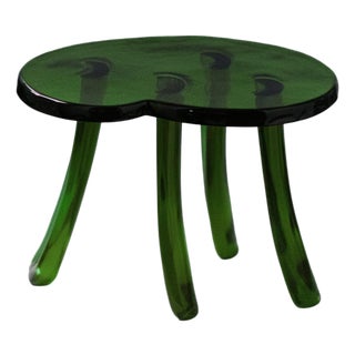 Sunburst Lung 2.0 Side Table in Hand Layered Resin by Szymon Keller For Sale