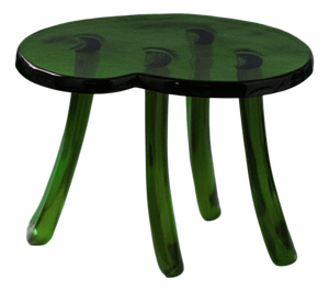 Sunburst Lung 2.0 Side Table in Hand Layered Resin by Szymon Keller