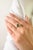 1 CTW Zambian Emerald and Diamond Bezel Set Ring Size 6.5 in 18k Gold For Sale In New York - Image 6 of 14