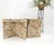 Pair Midcentury Marble Onyx Triangle Shape End Side Tables Night Stands Mint! For Sale - Image 9 of 13