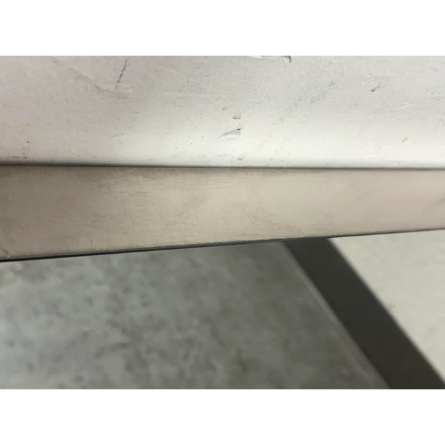 Silver Room & Board Infinity Wall Mirror For Sale - Image 8 of 12