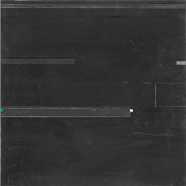 Minimalism 1960s Soreff, HeBlacklen Abstract Composition In For Sale - Image 3 of 9