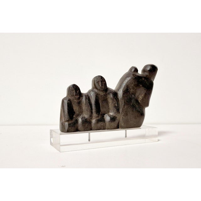 Canadian Inuit Stone Sculpture, 1970s For Sale - Image 3 of 9