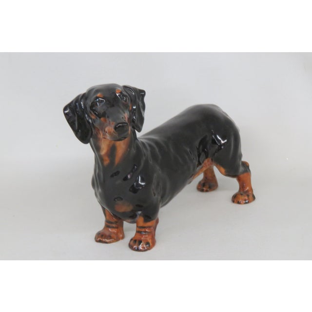 Royal Doulton Porcelain Hn1128 Dachshund Dog Figurine 4700b For Sale - Image 13 of 14