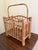 Wood Mid-Century Bamboo Magazine Stand in the Palm Beach Manner For Sale - Image 7 of 9