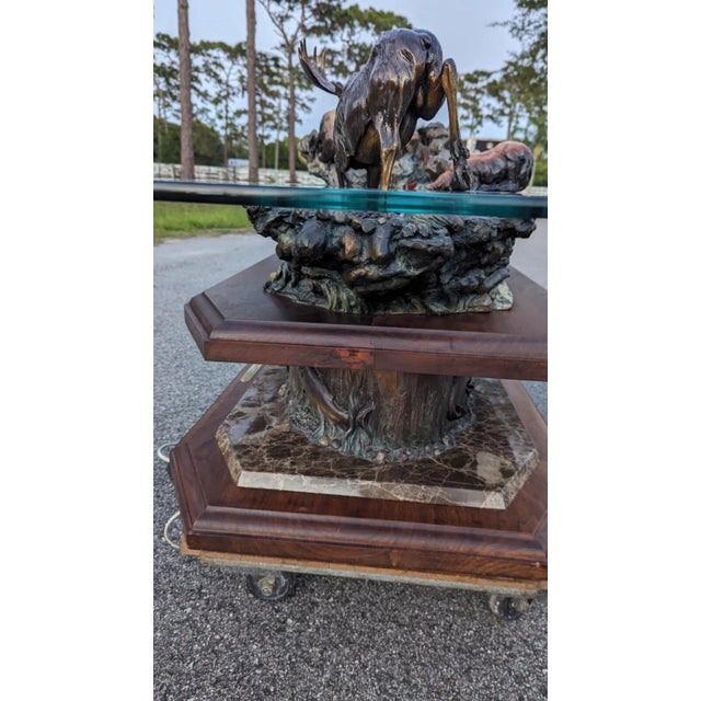 Dennis Jones Bronze Sculpture Yukon Fountain Coffee Table Limited Edition For Sale - Image 13 of 18