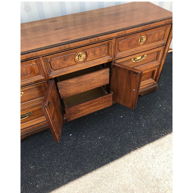 Vintage Basset Chinoiserie Campaign Style Dresser Credenza Chairish