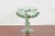 1920s Floral Embellished, Italian Glass Tazza For Sale - Image 5 of 6
