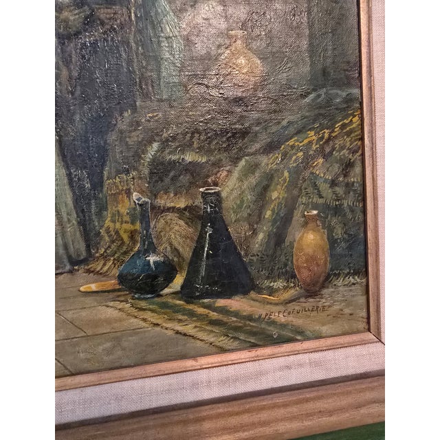 A very fine antique Frederick Arthur bridgeman style signed orientalist painting ( guaranteed over 100 years old original...