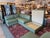 Fitzgerald Modular Teal Leather Sofa With Storage Ottoman, Set For Sale - Image 11 of 17
