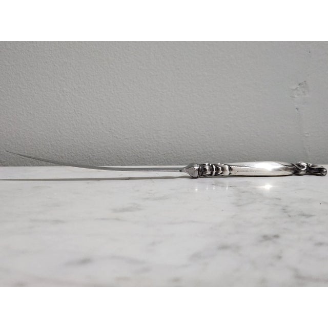 Vintage Romance of the Sea Sterling Silver Letter Opener For Sale - Image 9 of 12