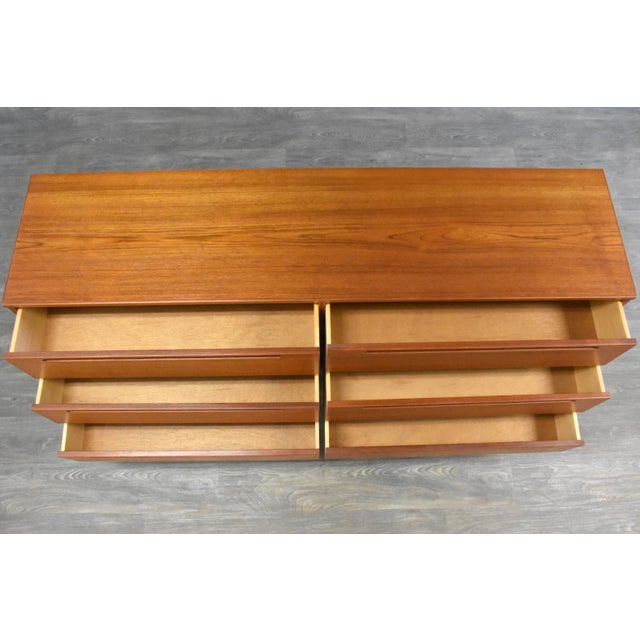Nils Jonsson 1960s Nils Jonsson Danish Modern Teak Dresser For Sale - Image 4 of 9