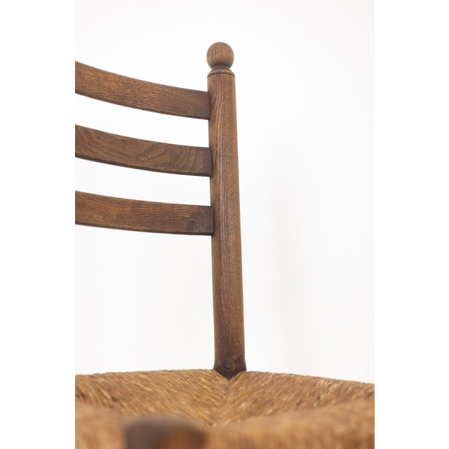 Oak Chairs, 1950s, Set of 8 For Sale - Image 11 of 12