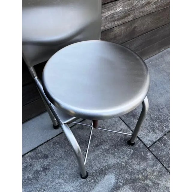 1970s 1970s Industrial Age High Back Swivel Medical Chair For Sale - Image 5 of 13