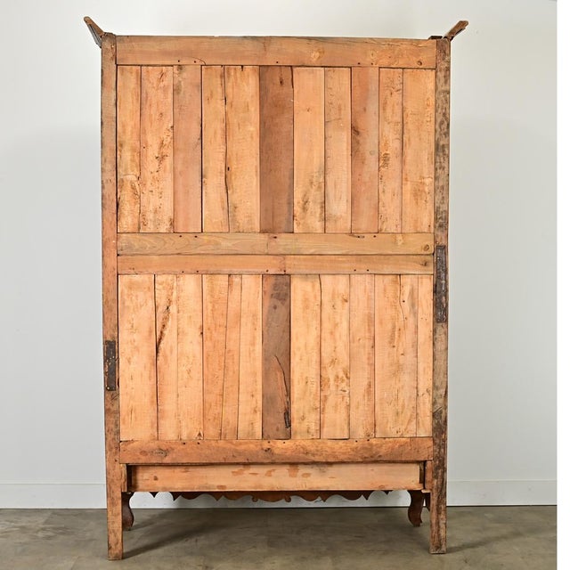 French 18th Century Massive Louis XV Carved Armoire For Sale - Image 13 of 14