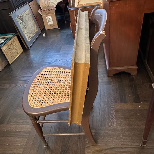 Antique Rococo Revival Gilded Mirror With Ornate Frame 22"x14" For Sale - Image 4 of 6