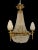 20th-Century Ormolu and Glass Tent and Bag Chandelier For Sale - Image 13 of 15