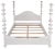 Noir NOIR Ferret Bed, Eastern King, White Wash For Sale - Image 4 of 12