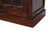 Brown Solid Wood Sideboard With Glass Doors For Sale - Image 8 of 8