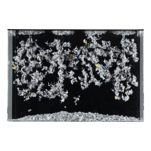 Nayla Tabet, Wall Sculpture, Metal & Paper For Sale