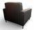 Metal Design Ns Tufted Leather Lounge Chair For Sale - Image 7 of 9