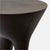 Black Pair of Kreten Side Tables, Painted Black, by Souda, Modern, Organic, Concrete End Tables For Sale - Image 8 of 12