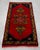 1960s Hand Knotted Small Turkish Rug. Organic Wool 1960's Entryway Decor DoorMat, Accent Rug - 22'' X 42'' For Sale - Image 5 of 12