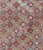 Turkish Vintage Embroidered Kilim Rug With Tribal Star and Box Shapes in Colorful Tones For Sale - Image 4 of 7