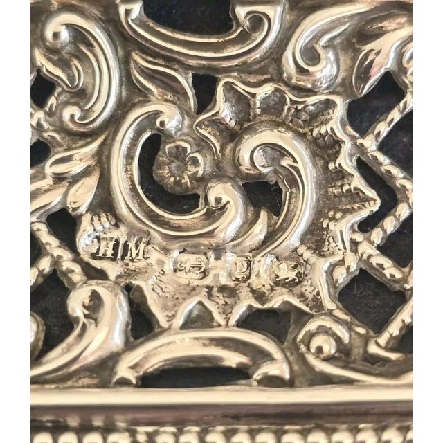 Antique Silver-Mounted Photograph Frame, Birmingham, 1898 For Sale - Image 15 of 18