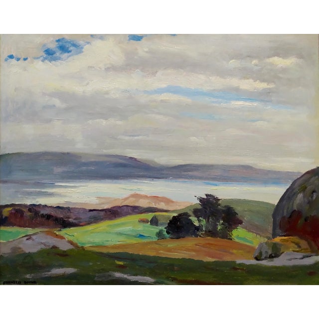 Impressionist Cornelius Botke -Tomales Bay in Marin County-1930s California -Oil Painting For Sale - Image 3 of 7
