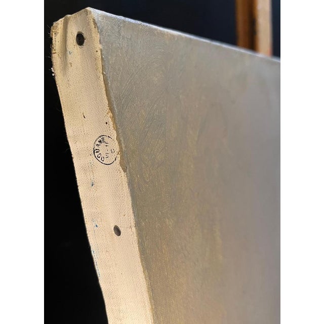 Fernand Blondin, Portrait, Oil on Canvas For Sale - Image 7 of 9