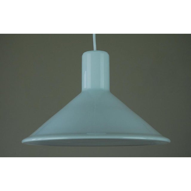 P & T Pendant Lamp by Michael Bang for Holmegaard Glassworks, Denmark, 1970s For Sale - Image 11 of 11