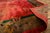 1920s Antique Pink Floral Open Field Modernist Knotted Wool Chinese Art Deco Rug For Sale - Image 9 of 9