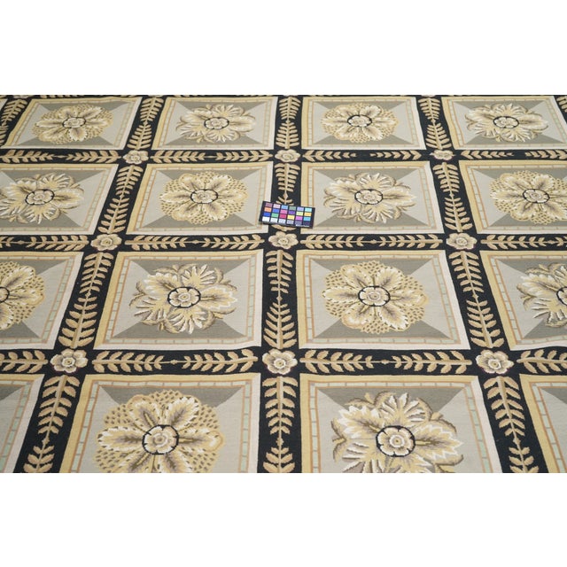Textile French Aubusson Design Rug 10'0" X 14'0" For Sale - Image 7 of 9