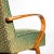 Olive Armchair in Chevron Slub Jacquard Upholstery by Jaroslav Šmídek, 1950s For Sale - Image 8 of 10