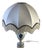 Saint Croix Limoges Porcelain Table Lamp with Fabric Shade, 1950s For Sale