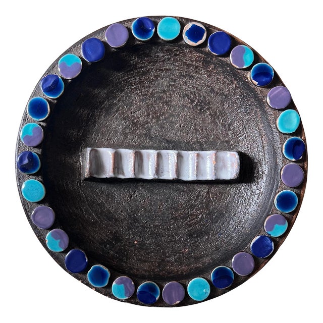 Monumental Ceramic Ashtray by Aldo Londi for Bitossi, Italy 1960s For Sale