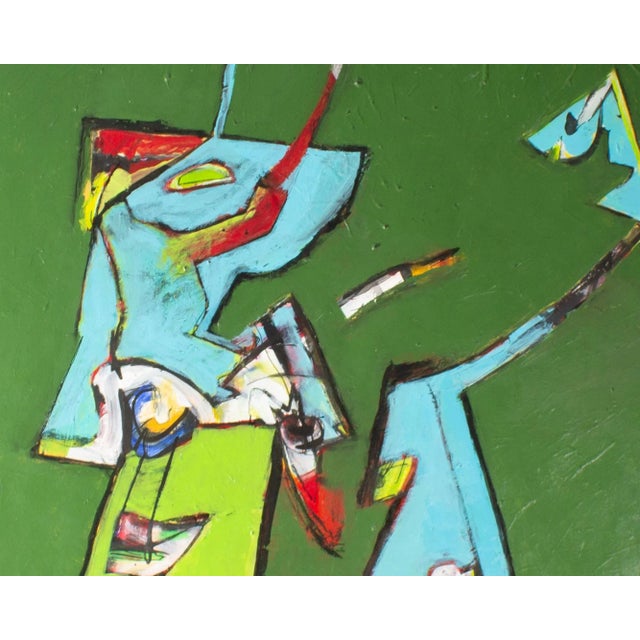 Contemporary Abstract Acrylic on Paper Painting by James L. Bruch For Sale - Image 3 of 7